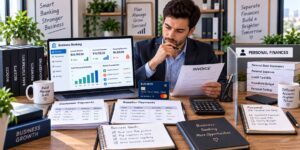 Benefits of a business bank account for organized company finances and bookkeeping